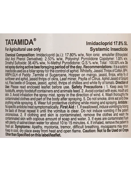 TATAMIDA SL INSECTICIDE